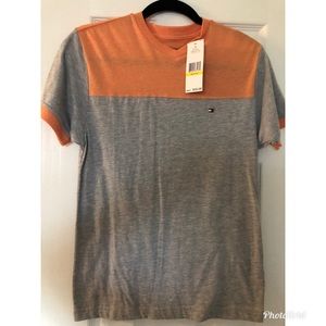 Boys Size 12- 14 Tommy Hilfiger 2 tone tee shirt